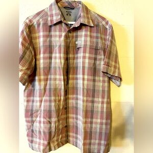 Columbia Gray Casual Button Down Shirt